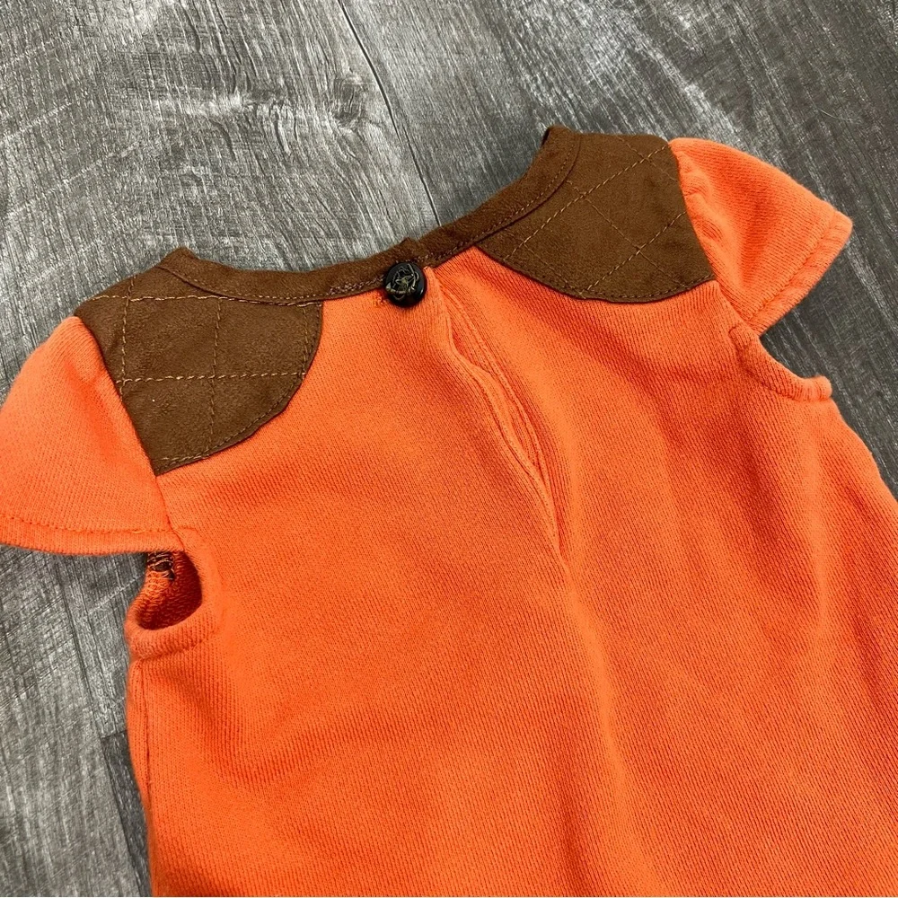 Ralph Lauren Orange Plaid Dress & Leggings Set